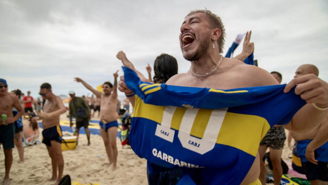 en-un-rio-de-janeiro-convulsionado-por-incidentes,-boca-hace-su-banderazo