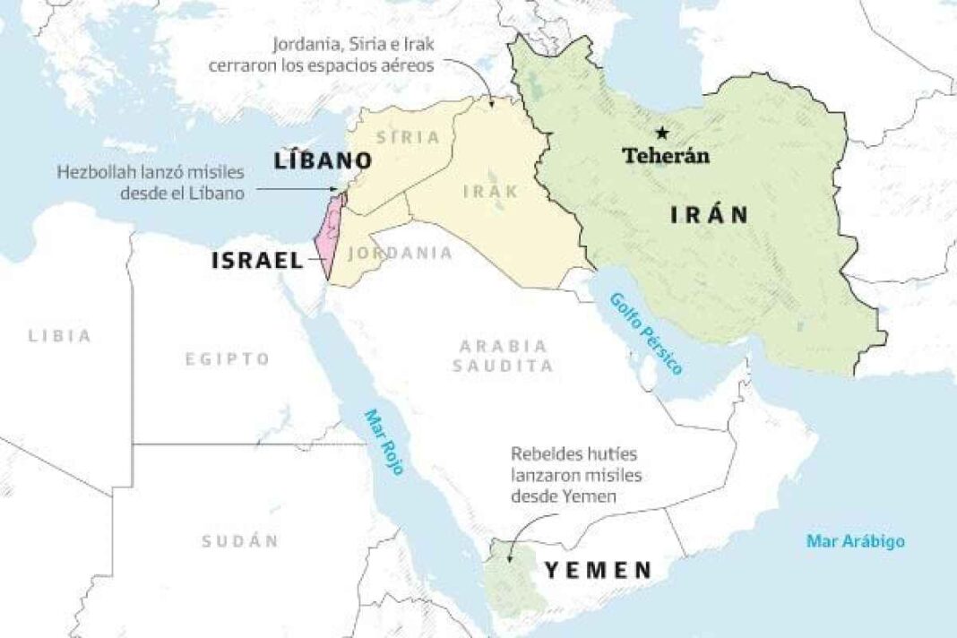 guerra-israel-iran:-alerta-mundial-por-el-masivo-ataque-irani-con-drones-y-misiles