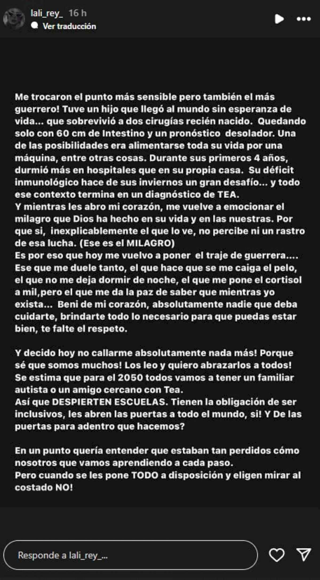 el-desgarrador-posteo-de-la-esposa-del-arquero-de-independiente-por-el-trato-que-recibio-su-hijo-en-la-escuela