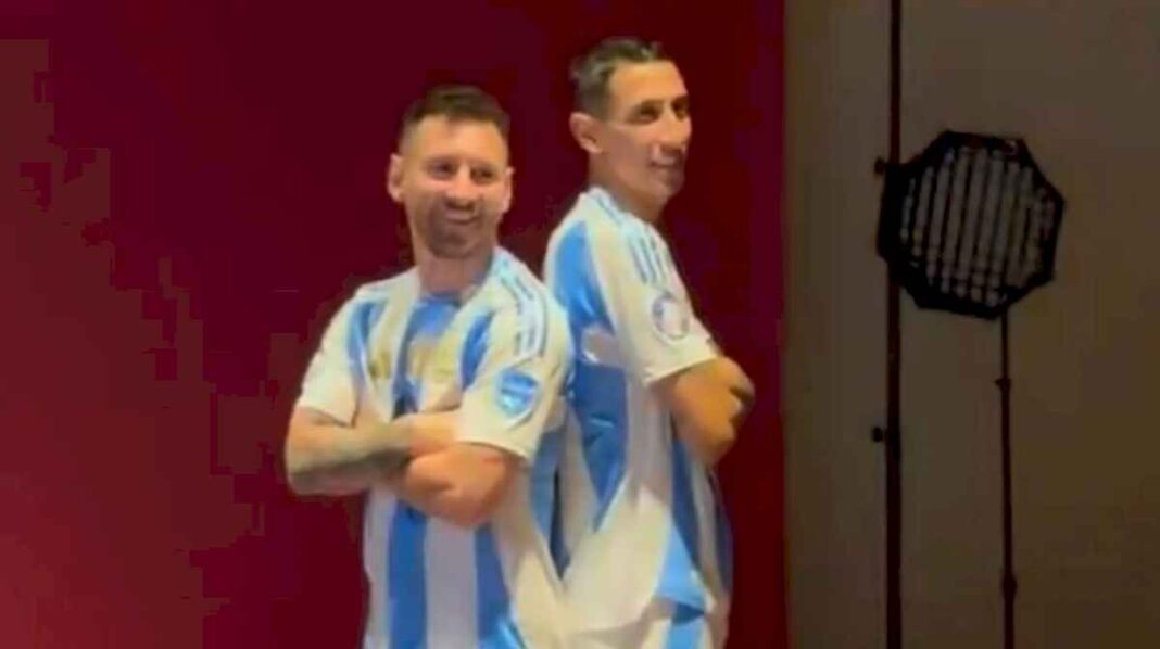 el-comentario-de-lionel-messi-a-angel-di-maria-que-revoluciono-la-sesion-de-fotos-de-la-copa-america