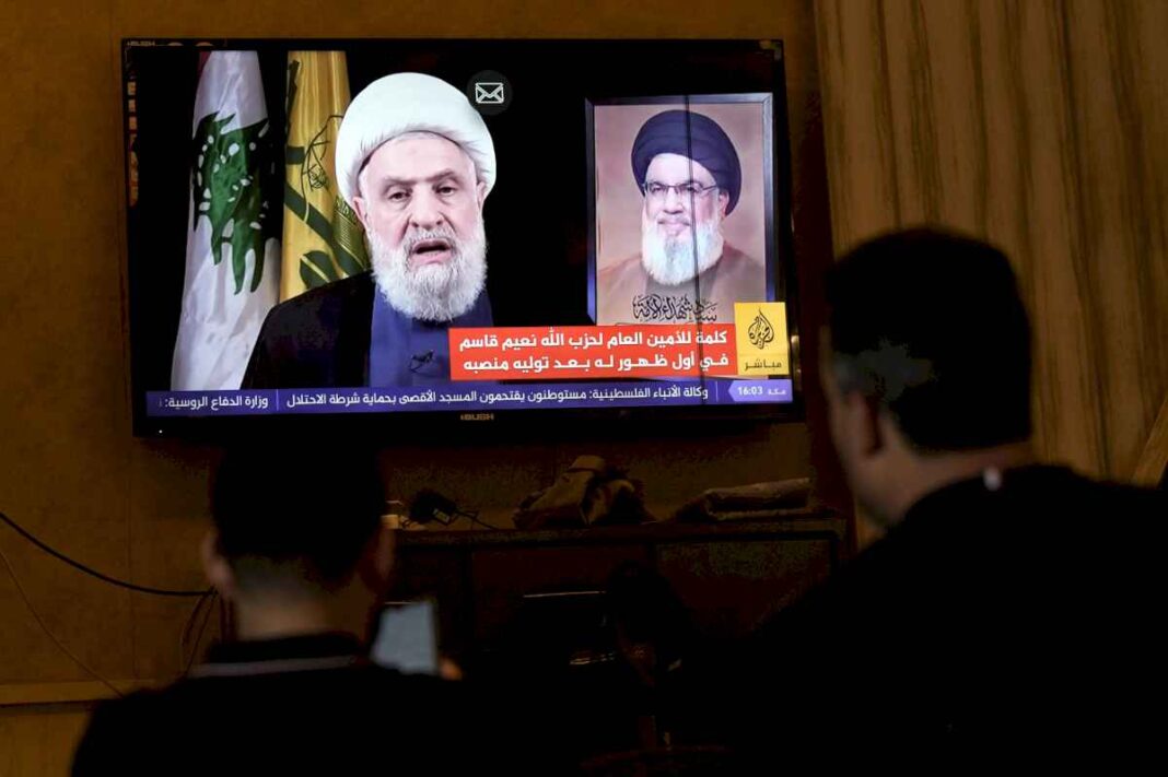 el-nuevo-lider-de-hezbollah-aparecio-por-primera-vez-y-dijo-que-lucharan-contra-israel-cuanto-tiempo-tome