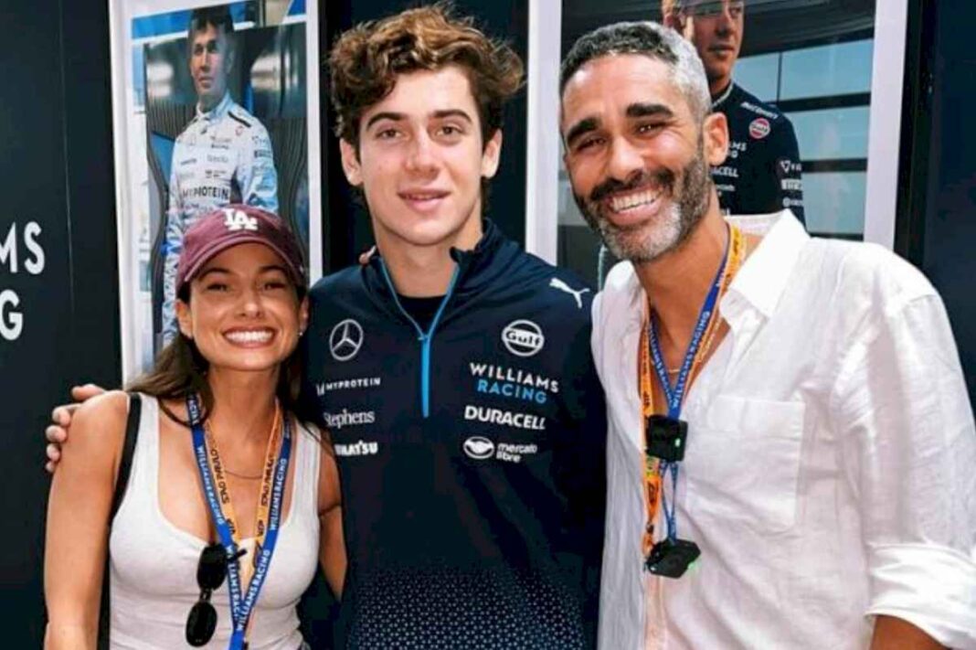 la-intimidad-del-box-de-williams-desde-la-camara-de-pollo-alvarez-y-tefi-russo:-frutas,-neumaticos-y-foto-con-colapinto