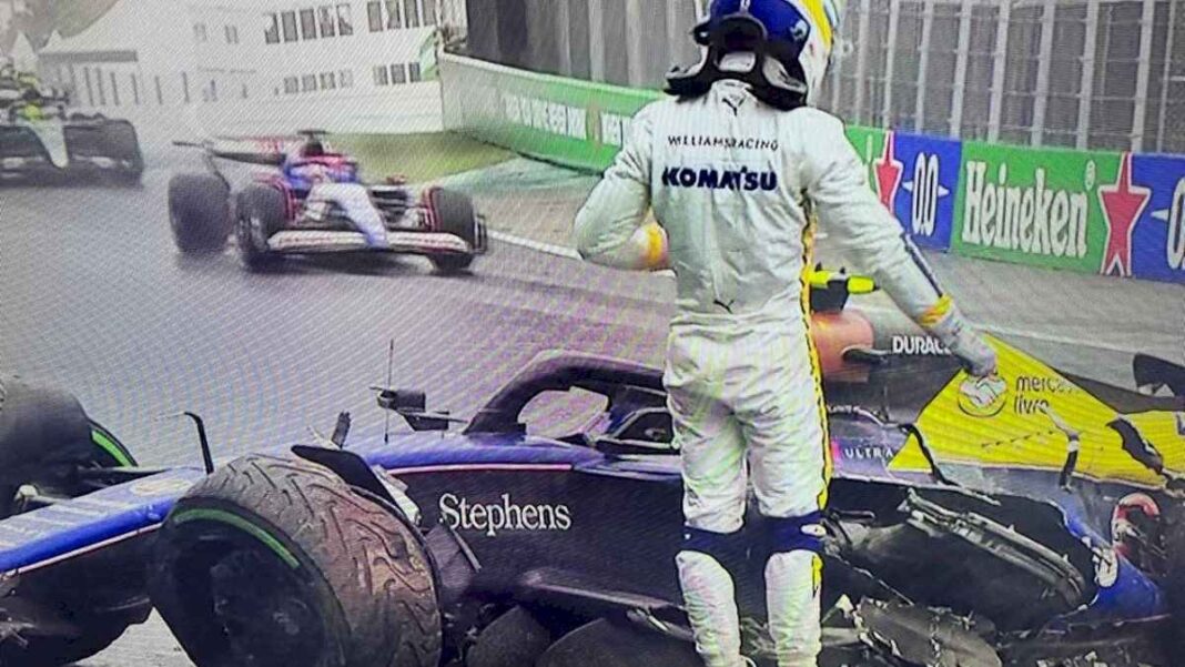 franco-colapinto,-tras-una-accidentada-carrera-en-brasil:-«fue-un-golpe-fuerte,-estoy-muy-triste»