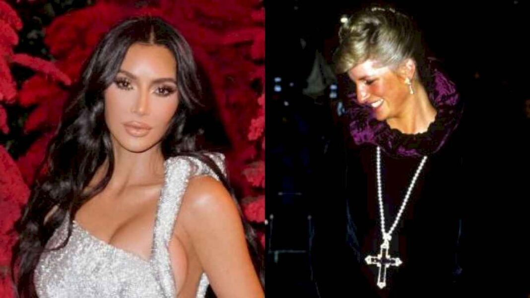 kim-kardashian-revivio-el-legado-de-lady-di-en-la-gala-art-+-film:-la-cruz-de-attallah-vuelve-a-brillar