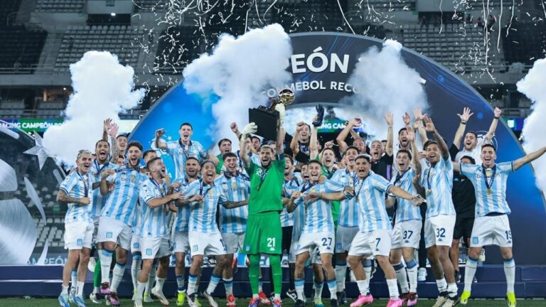 Racing se consagró campeón de la Recopa Sudamericana