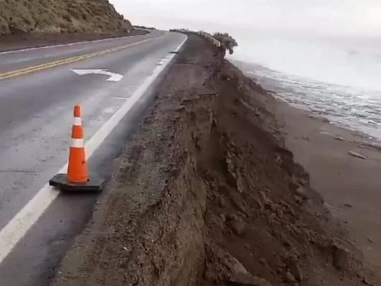 Temporal de lluvia en Santa Cruz: hay complicaciones para circular por la Ruta 3