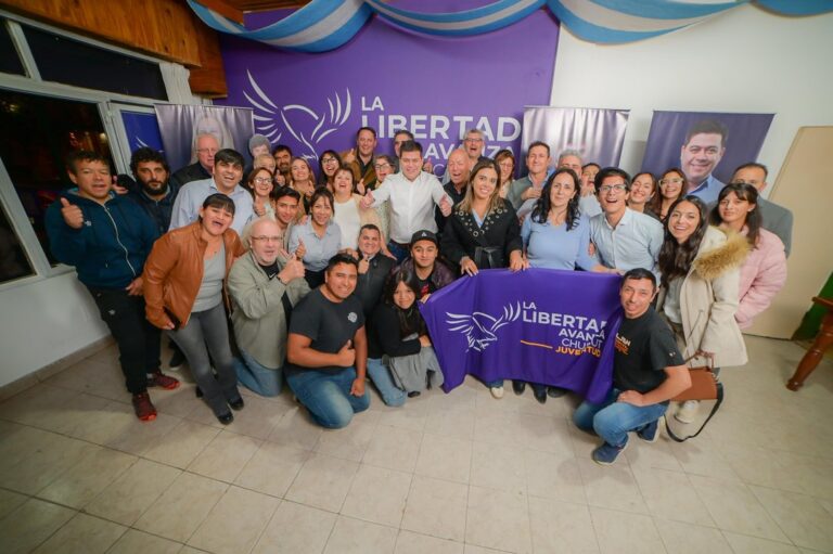 La Libertad Avanza inauguró una sede en Sarmiento y confirmó la fecha de apertura en Comodoro