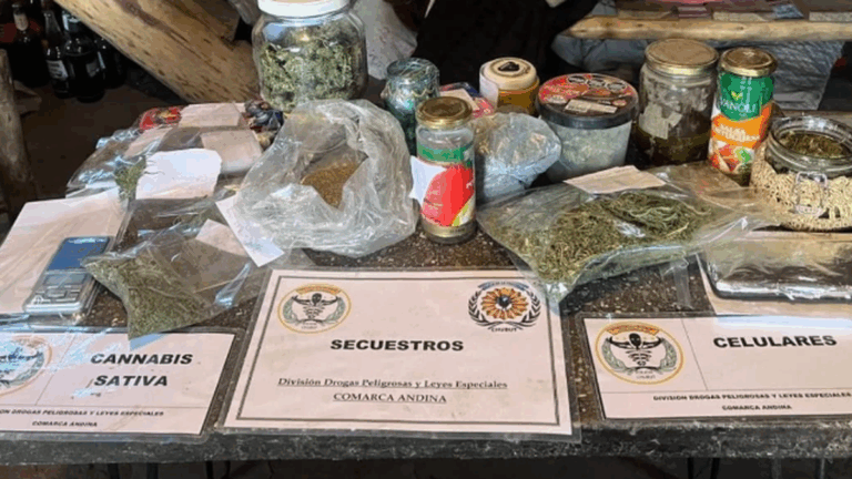 Incautan marihuana en Lago Puelo durante un allanamiento
