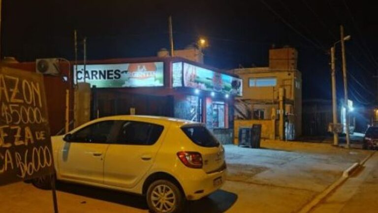 Le entraron a robar y le rompieron el vidrio de la carnicería