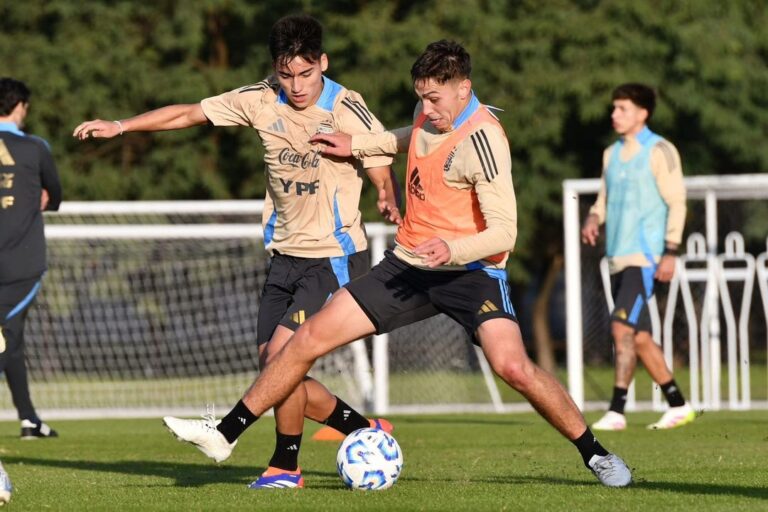Argentina, con Ian Subiabre, comenzó su preparación para la Copa del Mundo en Chile