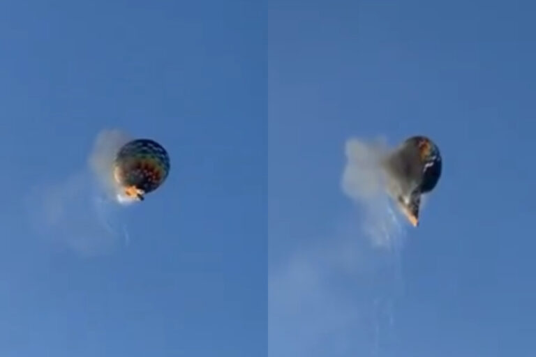 Accidente fatal en Brasil: se cayó un globo aerostático y murieron ocho personas