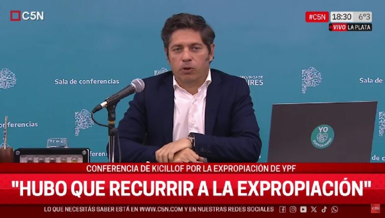 Kicillof se defendió de las críticas por YPF pero omitió el acuerdo entreguista de Chevrón