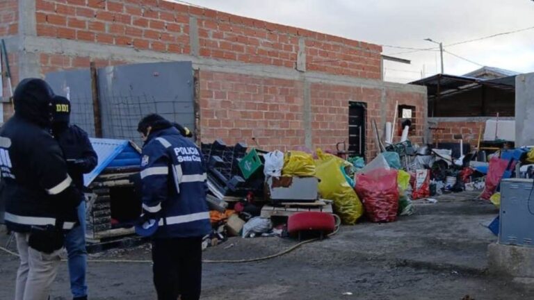 Incautan 2,4 tn. de cables de  cobre y motores industriales