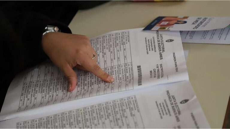 Elecciones en provincia de Buenos Aires: votó el 65% del padrón