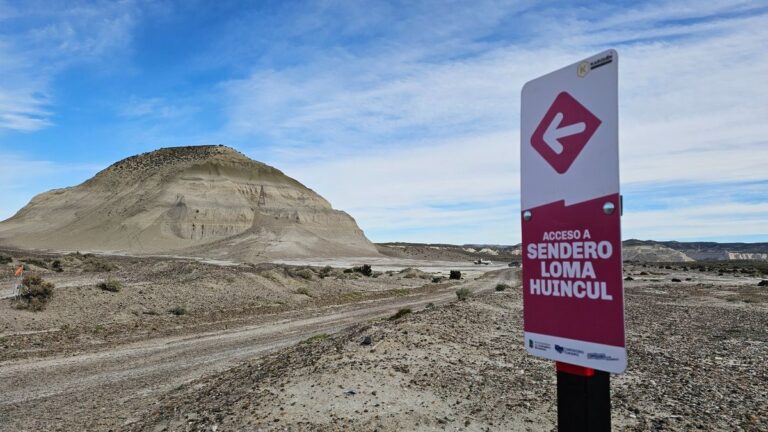 Nuevo circuito de senderismo en Caleta Córdova