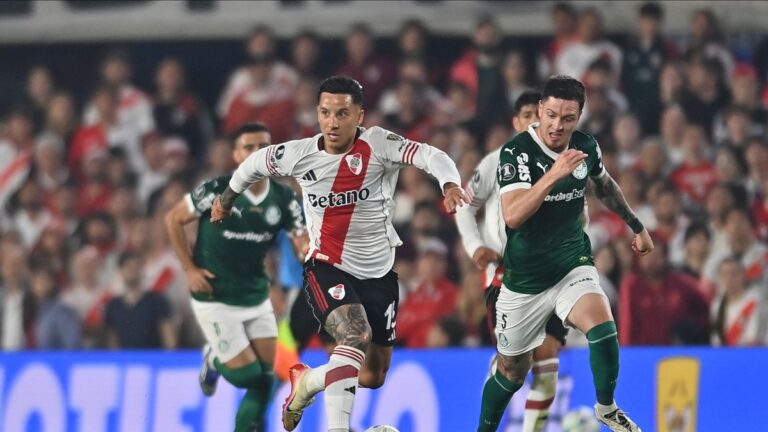 River perdió ante Palmeiras pero llega con vida a la vuelta en Brasil