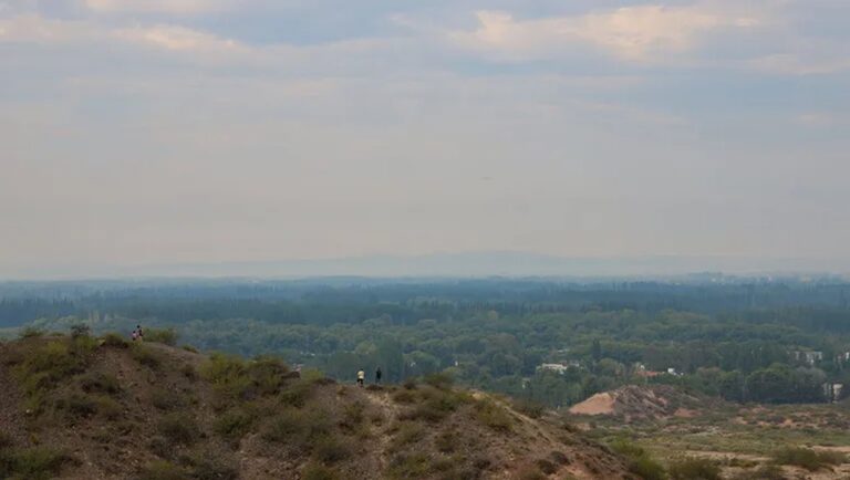 El humo cubrió la ciudad de Neuquén: de dónde proviene?