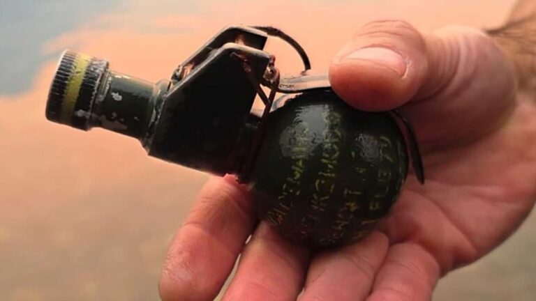 La granada hallada es del Ministerio de Defensa