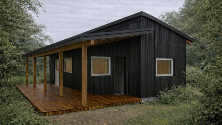 Construyen viviendas para familias afectadas por los incendios en El Hoyo, Epuyén y Cholila