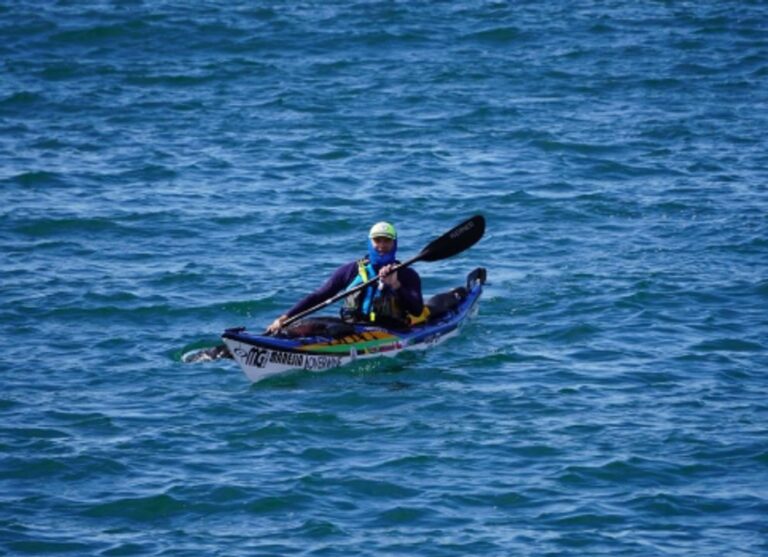 Aventura sin límites: el brasileño que recorrió más de 12.000 km en kayak y llegó a Comodoro