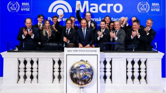 Banco Macro cumple 20 años en la Bolsa de Nueva York