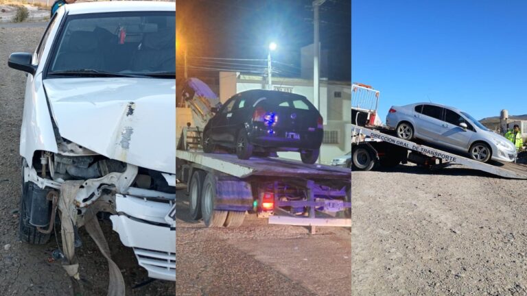 Operativo de control de alcoholemia realizado por la policía en una calle.