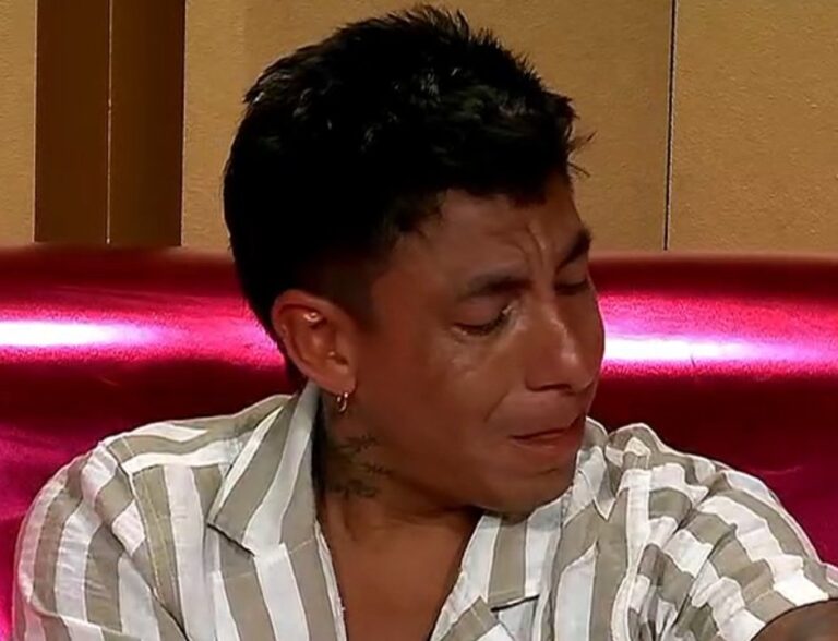 Brian Sarmiento en el estudio de Gran Hermano Generación Dorada