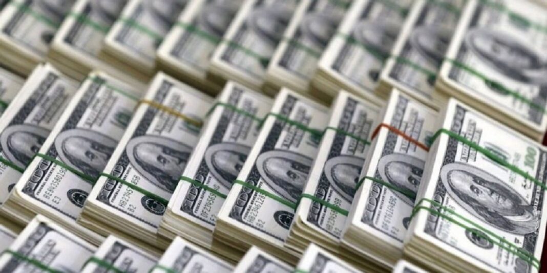 Gráfico financiero con la palabra bono y el escudo de la provincia de Chubut