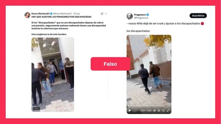 Hombre mayor caminando con andador en la vereda de un banco