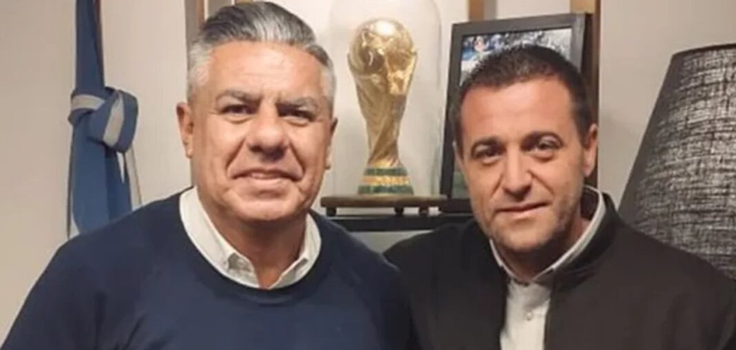 Claudio Tapia y Pablo Toviggino, presidente y tesorero de la AFA, en una imagen de archivo.