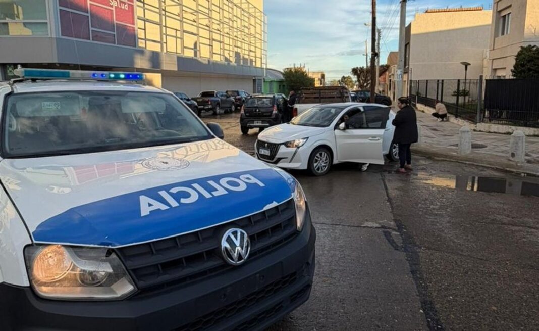 Choque de autos en Comodoro Rivadavia