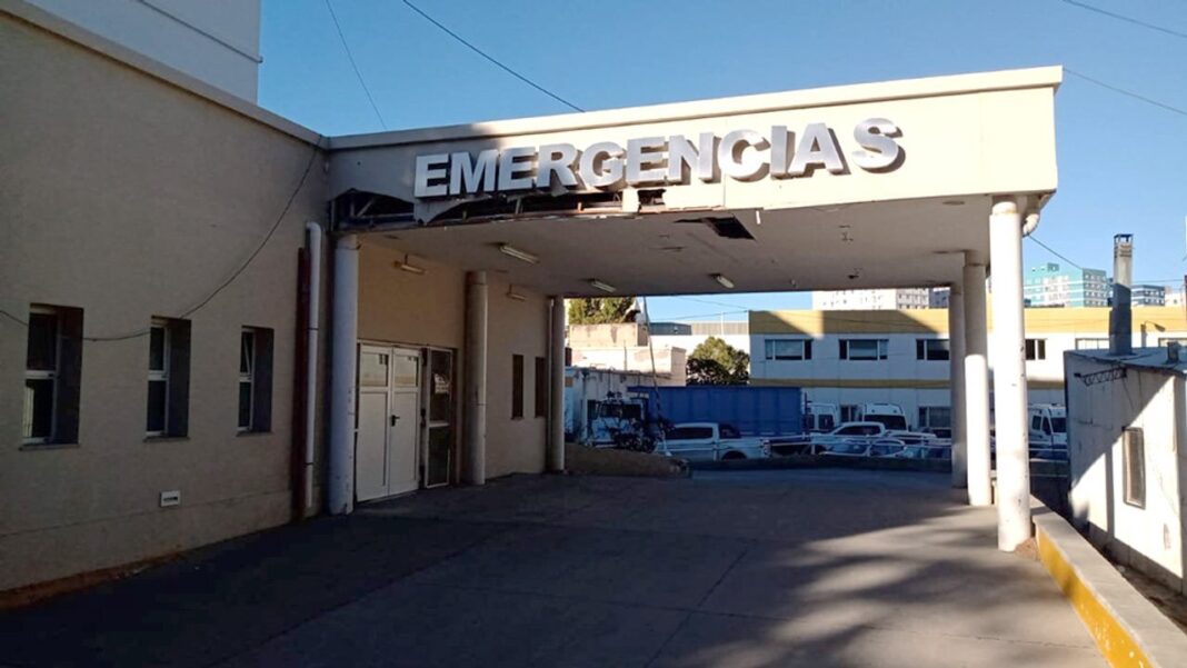 Ilustración de servicios de emergencia y ambulancia en Comodoro Rivadavia, Chubut.