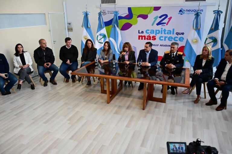 Imagen referencial de un semáforo en una intersección de la ciudad de Neuquén.