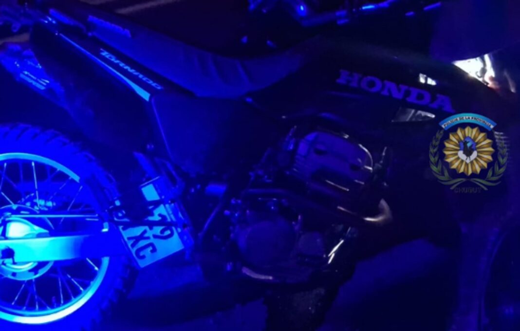 Ilustración de un operativo policial de control en ruta