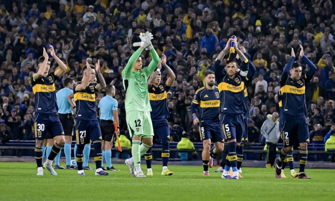 Estadio La Bombonera durante un partido de Boca Juniors