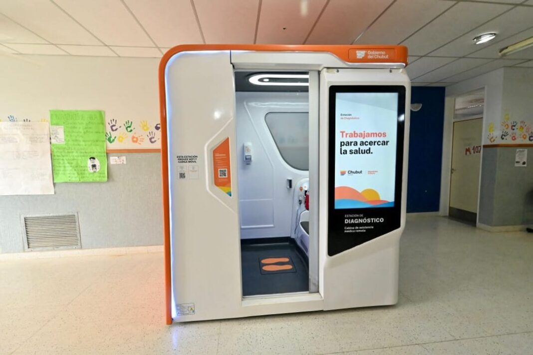 Cabina de telemedicina en el CAPS Standard Norte de Comodoro Rivadavia