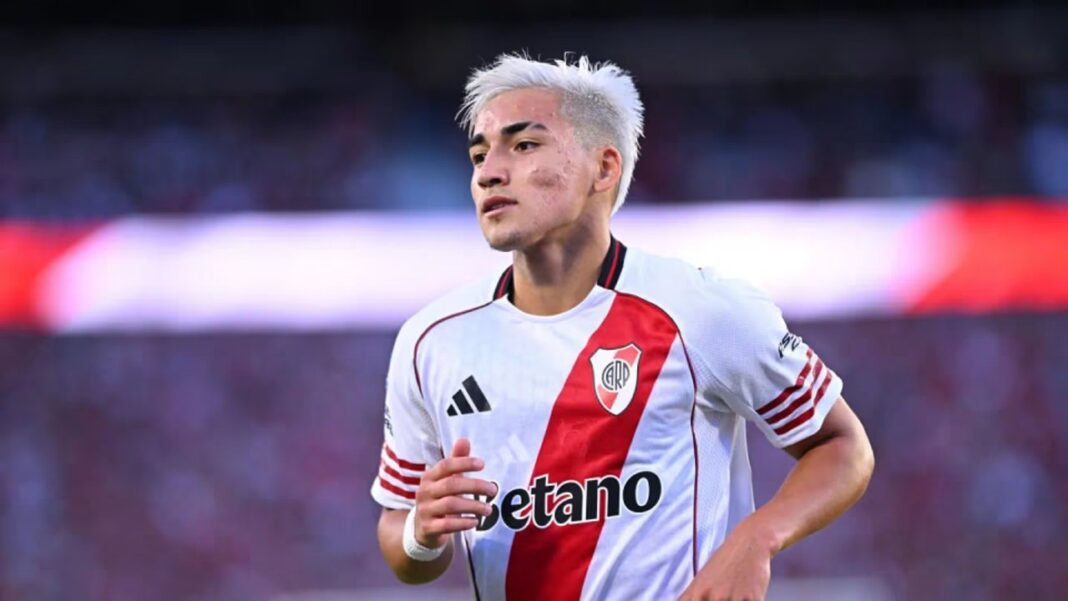 Ian Subiabre, delantero de River Plate, oriundo de Comodoro Rivadavia