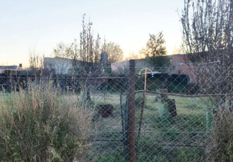 Vivienda en el barrio Calafate de Las Heras donde fue hallado el cuerpo del jubilado petrolero