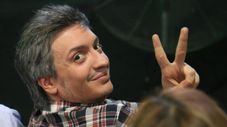 Máximo Kirchner durante una sesión en la Cámara de Diputados