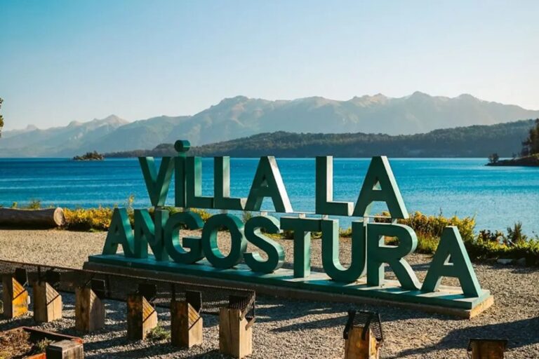 Obra de construcción de planta de pretratamiento de efluentes cloacales en Villa La Angostura
