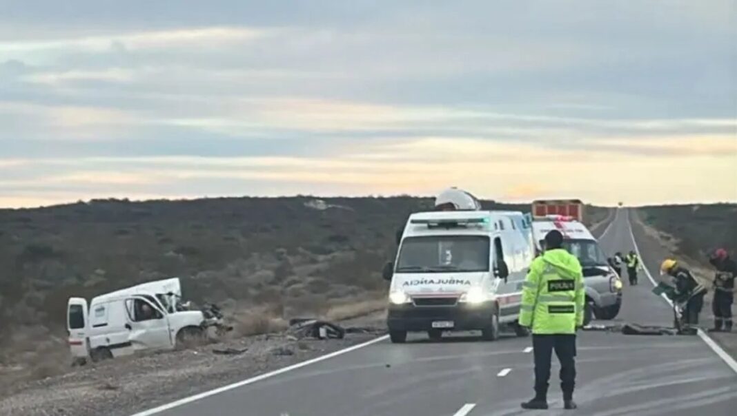 Vehículos involucrados en el choque sobre la Ruta Provincial 2