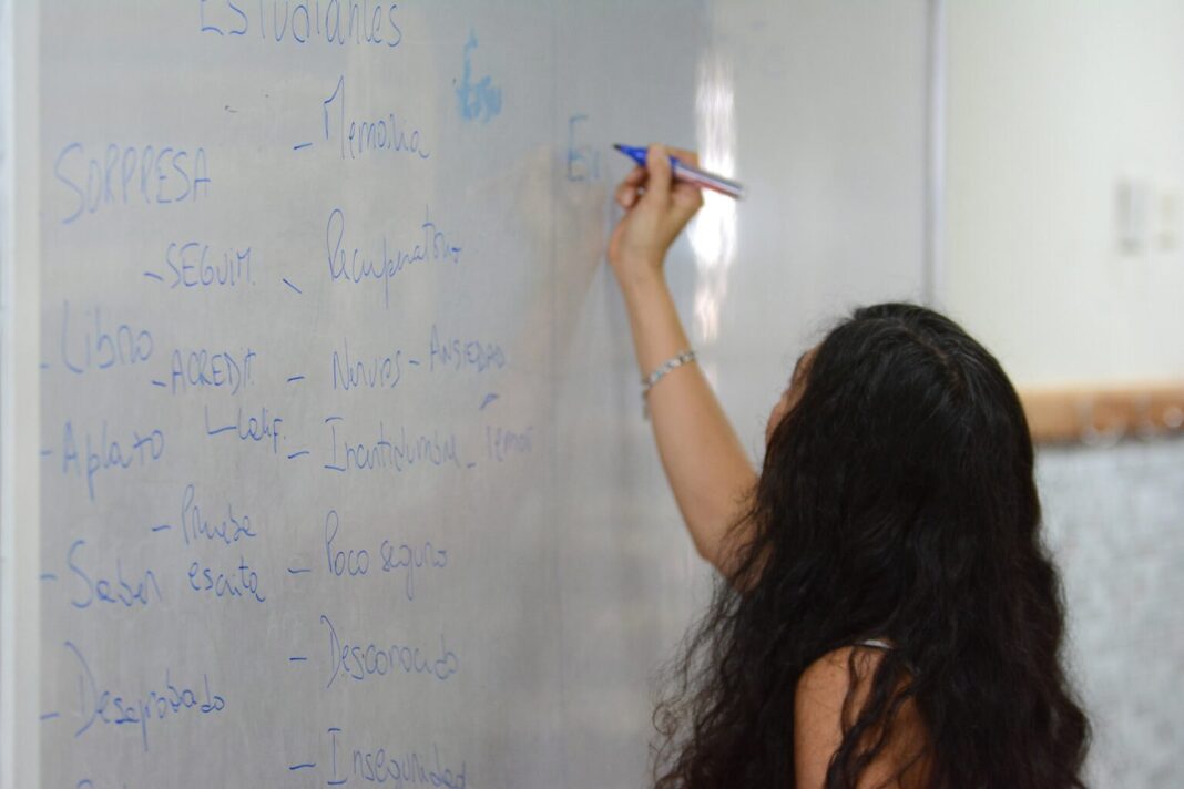 Docentes de Chubut completando el Relevamiento Nacional de Personal Educativo