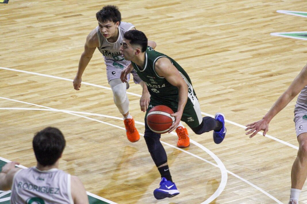 Partido de básquetbol entre Gimnasia y Quimsa en la final de la Liga Nacional