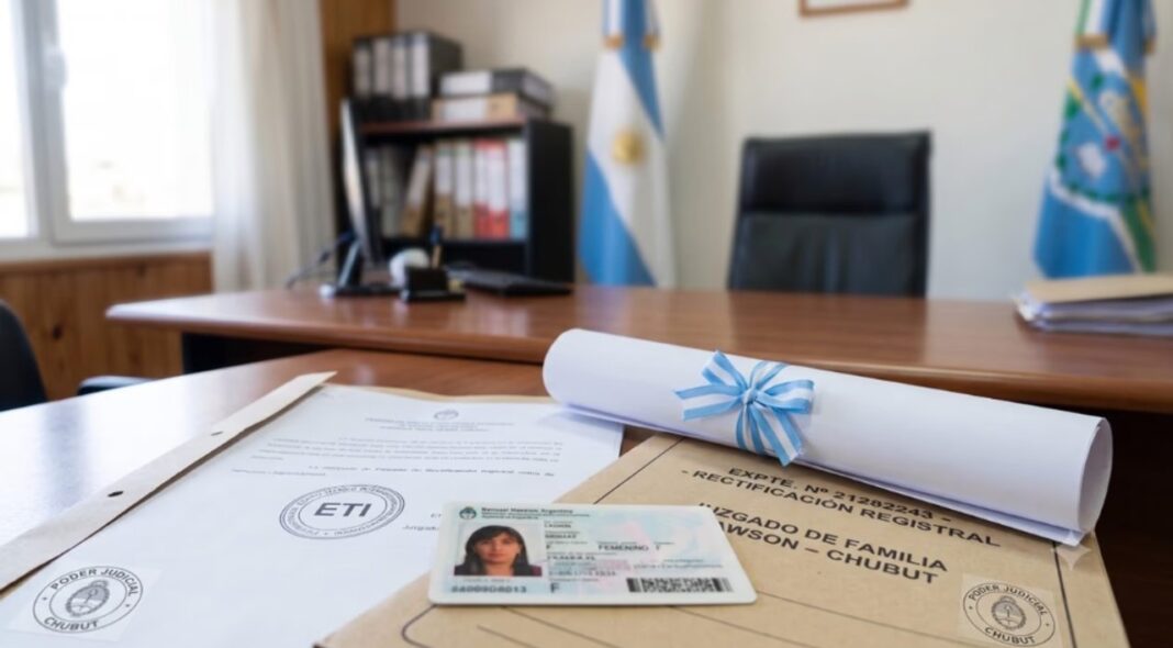 Joven de Rawson que rectificó dos veces su género en el DNI