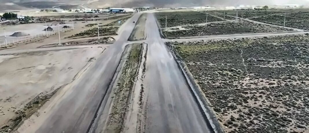Tramo del Camino Petrolero en Comodoro Rivadavia
