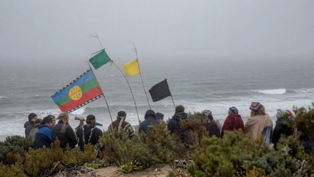 Ceremonia Wiñoy Tripantu en la UNPSJB Km. 4
