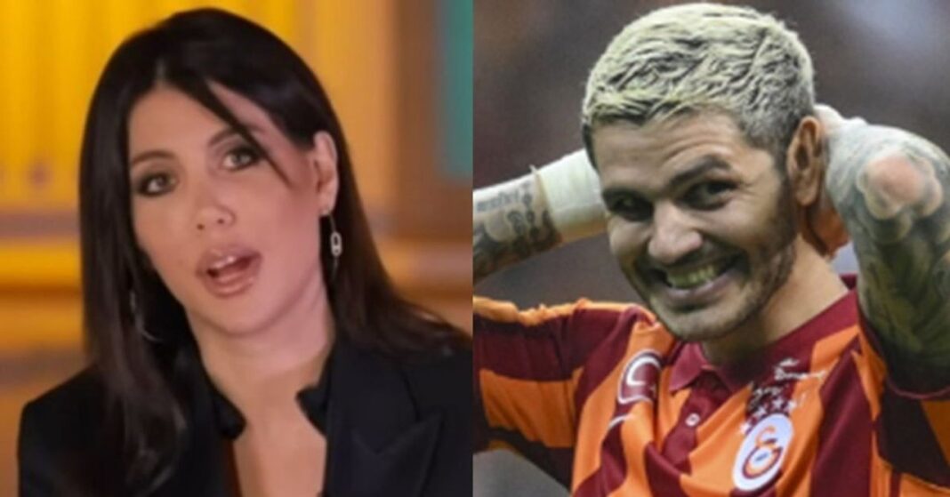 Wanda Nara y Mauro Icardi durante el reencuentro