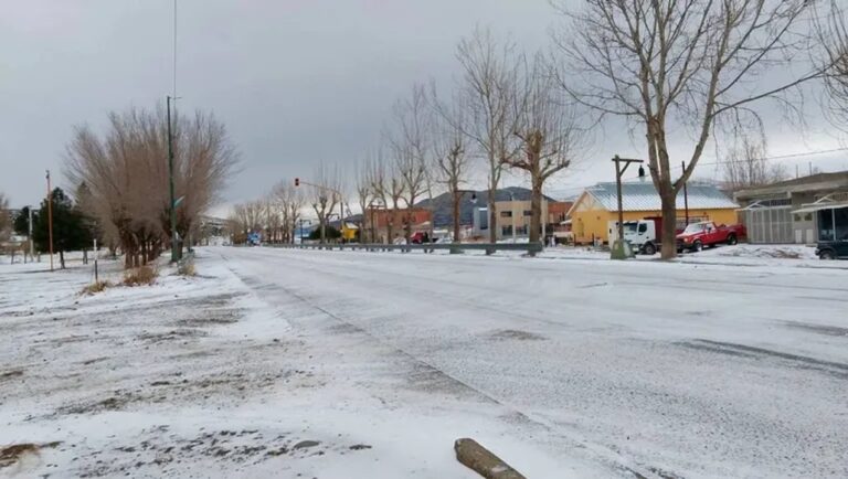 Alerta naranja por nieve en Neuquén