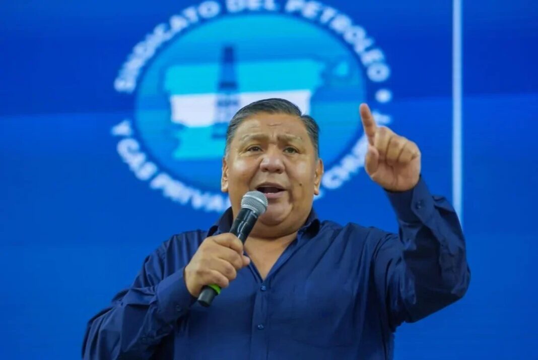 Jorge Ávila, secretario general del Sindicato del Petróleo y Gas Privado de Chubut