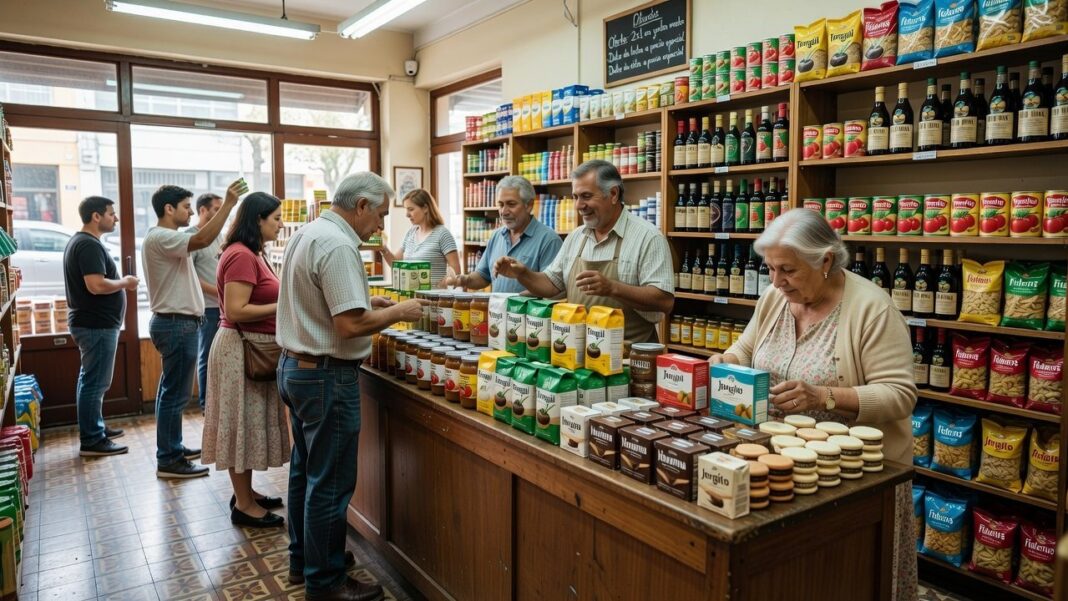 Gráfico de ventas minoristas con tendencia ascendente en junio
